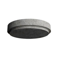 Capac din beton pentru placă circulară cu gură de vizitare